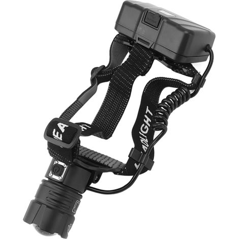 Wiederaufladbare LED-Stirnlampe mit 3 Leuchtmodi, 90° verstellbarem Lichtkegel, 90.000 Lumen, Autofokus, für Outdoor-Camping und Laufen (1/5)