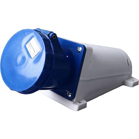 Connecteur d'alimentation industriel, étanche et stable, prise/fiche, 3 broches, 63 A, 220–250 V (1/4)