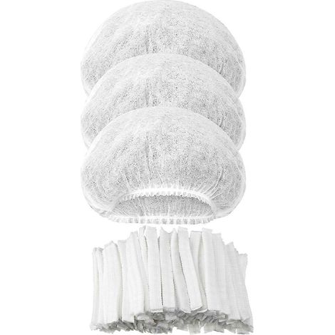 500 Einweg-Hauben aus Vliesstoff, 53 cm (21 Zoll), in einer Packung für Friseur- und Lebensmittelanwendungen (1/5)