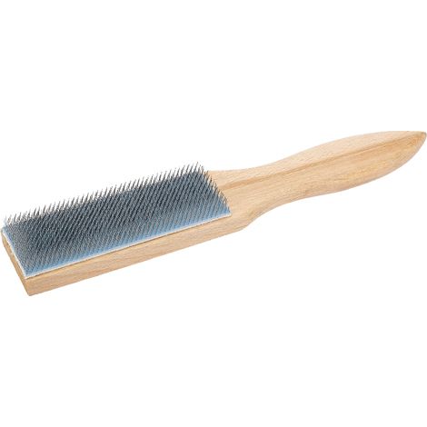 BAHCO - Carde pour lime en fil d'acier, avec manche en bois, 240 mm (1/2)