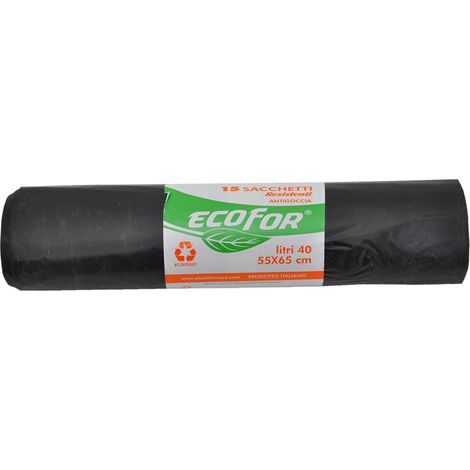 SACCHI POLIETILENE NETTEZZA URBANA 'RESISTENTI' cm 90 x 120 cf.5 pz - lt.150