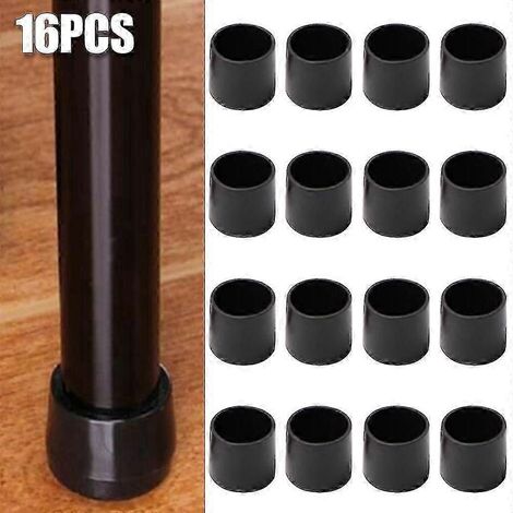Embouts de pieds de chaise en silicone de 16 à 30 mm kits de protection pour sols lot de 1/4/16 pièces (19 mm - 16 pièces). (1/5)