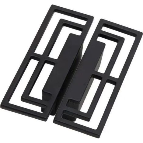 Maniglie e pomelli decorativi per cassetti di cucina e mobili – Set di 2 pezzi in metallo resistente, finitura elegante (1/5)