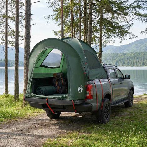 vidaXL Tenda da auto con tetto Verde militare 200 x 170 x 170 cm (1/5)