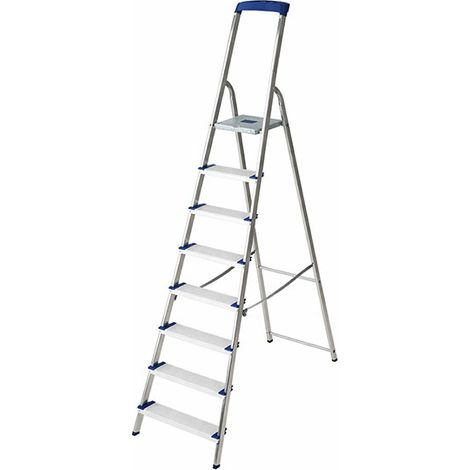 Stehleiter 7 Stufen - Maximale Arbeitshöhe 3.49m - GM/7M