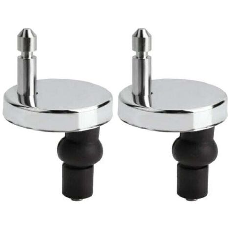 Set mit 2 universellen WC-Sitzbefestigungen, WC-Sitzscharnieren, Deckelbefestigungen, Ersatz-WC-Sitzbefestigungen, MUMU WC-Sitzbefestigungen