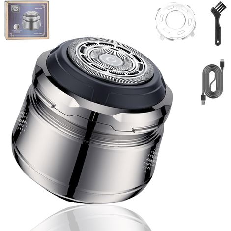 Afeitadora para cabeza calva para hombre, recortadora de cabeza calva impermeable para uso en seco y húmedo, afeitadora para cabeza calva para hombre con pantalla LED, recortadora de cabeza calva inal (1/5)