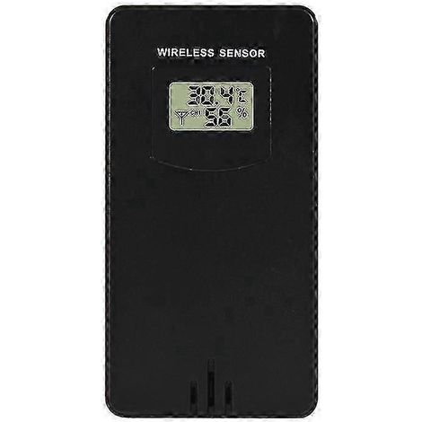 Temperatur- und Feuchtigkeitssensor-Hygrometer (drahtlos)-Black (1/4)