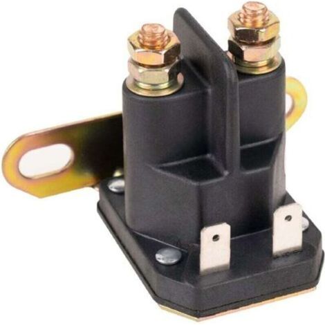 Relè solenoide di avviamento 12V 862-1211-211-16 AM138068 - Compatibile con trattorini rasaerba Trombetta, John Deere, MTD, Cub Cadet 725-04439 LA100 LA105 LA110 LA115 LA120 LA125 LA13 (1/4)