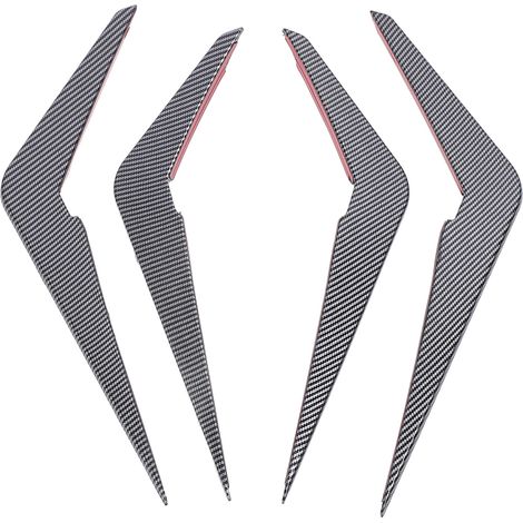 4 pièces de revêtement d'habillage de grille d'aération latérale de pare-chocs avant de remplacement de cadre de phare antibrouillard de Canard pour X5 G05 LCI M Sport 2023 et versions ultérieures en (1/5)