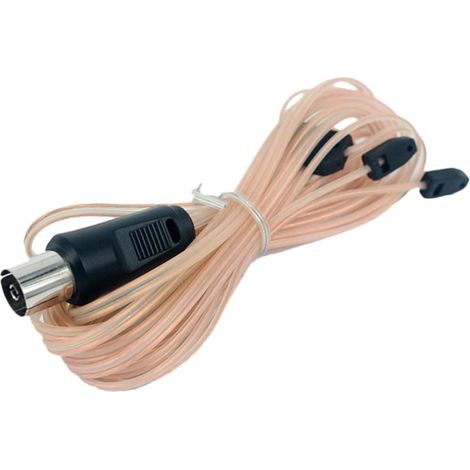 Antenne FM Coaxiale Femelle 2 Mètres Câble Transparent pour Antenne Radio Usage Domestique et Chaîne -FI (1/5)