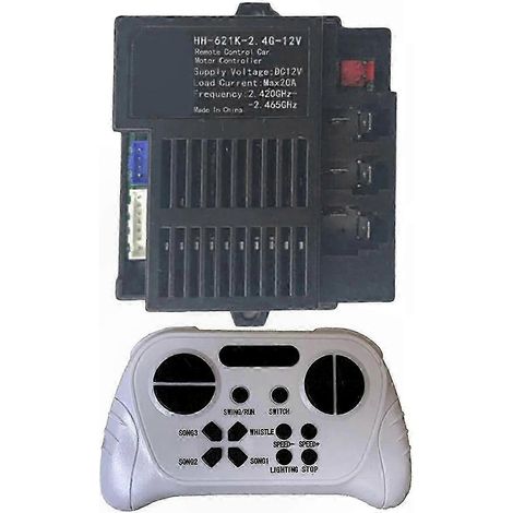 Boîtier de télécommande 2,4 GHz avec 12 manettes compatibles avec les voitures électriques pour enfants (1/5)