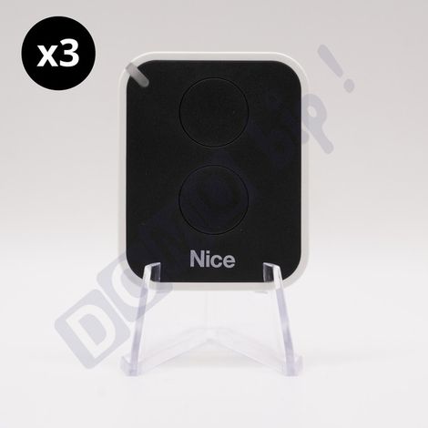 Lot de 3 télécommandes nice on2e - émetteur à code tournant era one2 - 433.92 mhz (1/5)