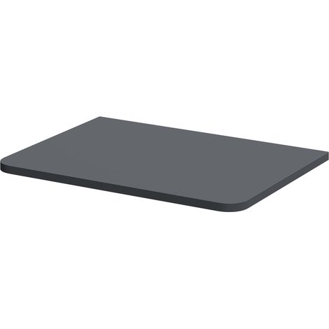 Vela Satin Anthracite 610mm x 450mm x 18mm MFC Laminate Worktop