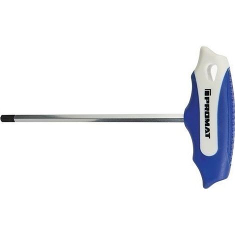Llave Allen con hoja en cruz SW 8mm L.200mm S2 acero PROMAT