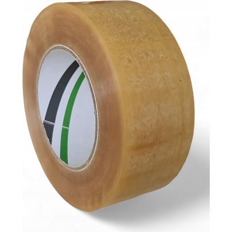 SEHR DICKES, LÖSUNGSMITTELHALTIGES PVC-VERPACKUNGSBAND, GERÄUSCHLOS, 50 mm/180 m, geräuschloses Verpackungsband