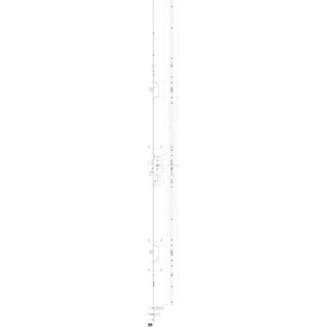 Cremona multipunto ferco FERCOMATIC SH R color plain 2150 mm