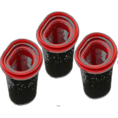 Lot de 3 filtres pour aspirateur sans fil Bosch Flexxo (1/4)