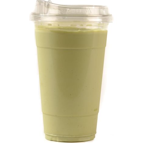Lot de 25 Gobelet,Couvercle à bec verseur,Plastique transparent,Sans BPA,Idéal pour café glacé et smoothie (1/5)