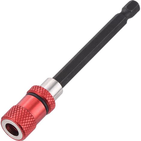 Porte-embout à changement rapide 1/4" 100 mm de long 1 pièce (1/5)