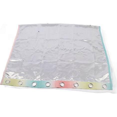Rideau en Voile Étoiles Double Épaisseur Filtrage Lumière Chambre Fille Salon Polyester Rose 1 Panneau 135x216 cm (1/5)