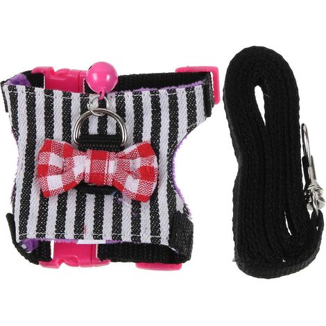 Kit de ropa para conejos, arnés para mascotas pequeñas, arnés para hámster, 4 juegos incluidos (1/5)