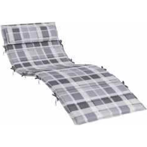 Maison Exclusive - Cojín para tumbona de sol Gris 178 x 60 x 4 cm