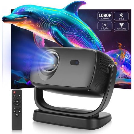 Vidéoprojecteur - MIHTROV - FHD 1080P - 16000 Lumens - WiFi 5G - Bluetooth 4.2