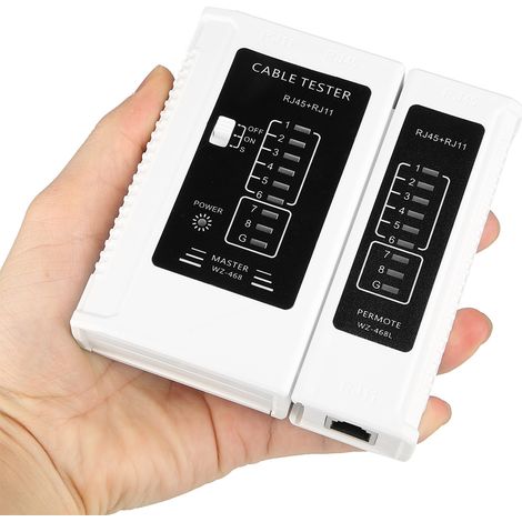Multifunktionaler RJ45/RJ11-Netzwerkkabeltester für Ethernet-LANs (1/5)
