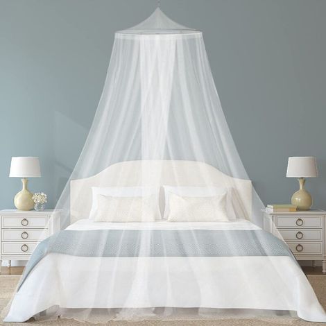 Mosquito net for bed, canopy mosquito net, mosquito net for large bed, mosquito net for single and double bed, mosquito net for bed for adults and children (white) (1/5)