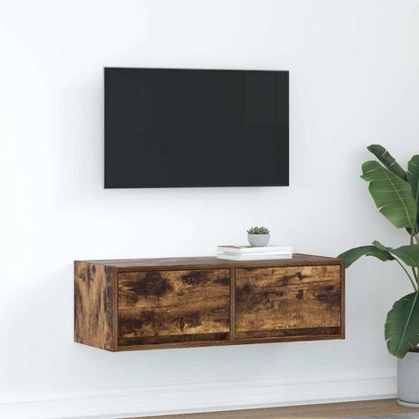 TV-Schrank Räuchereiche 80x31x25,5 cm Holzwerkstoff