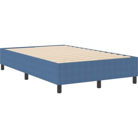 Maison Exclusive - Struttura letto piattaforma Blu 120 x 200 cm Tessuto in Cords (1/5)