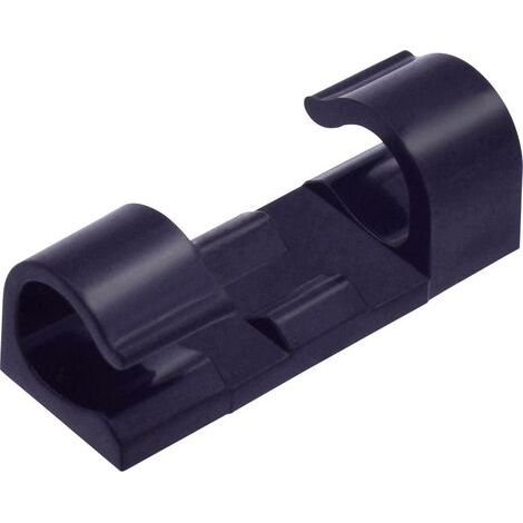 TRU COMPONENTS 93015c304r Support de câble autocollant TC-6649828 Plage de Ø du faisceau 4 à 7 mm noir 1 pc(s) X851341 (1/2)