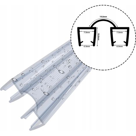 Joint de cabine de douche DK11 6-7 mm 40 cm (1/5)