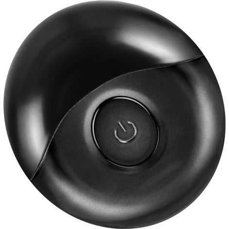 Tondeuse à barbe mini sans fil rechargeable, forme ronde, protection de sécurité, coupe-barbes portable (1/5)