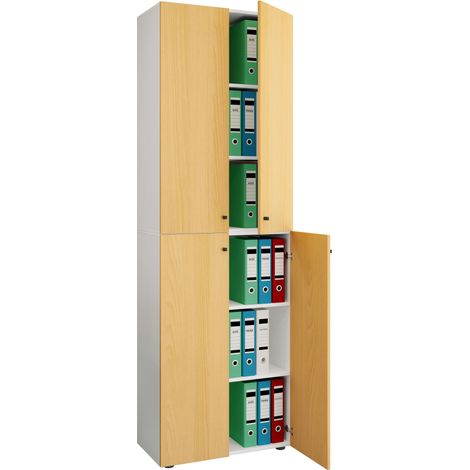 Gabinete de archivo de gabinete de oficina Lona 6-fold 220x70x40 - VCM