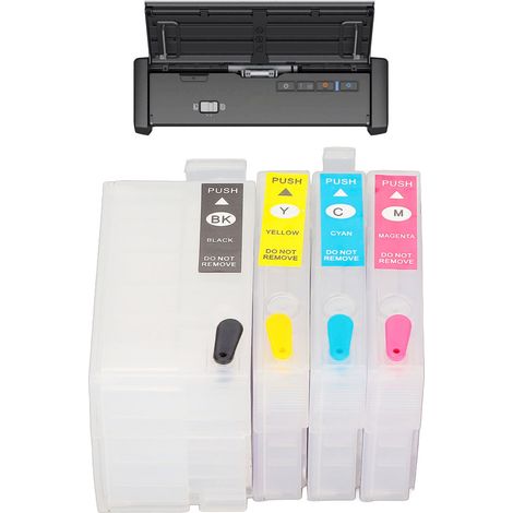 Kompatibel mit Epson WorkForce WF-3620/3640/7110/7210/7610/7620/7710/7720 Nachfüllpatronen, T2521/T2522/T2523/T2524 Vierfarbenpatronen (1/5)