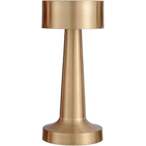 Lampe de table LED portable avec capteur tactile, rechargeable, veilleuse pour chambre d'enfant, lampe de chevet - Or (1/5)