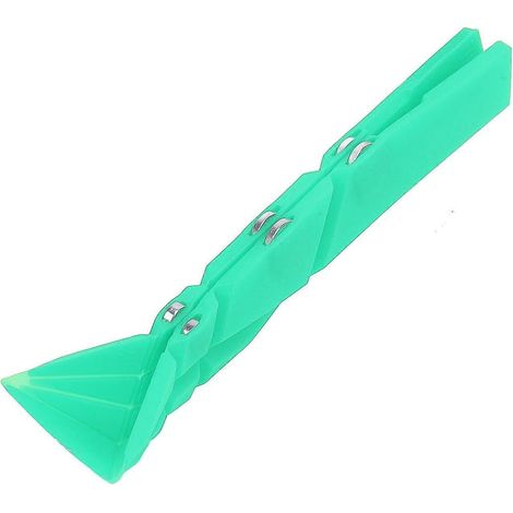 3-in-1 Messlöffel mit flachem Boden, Silikon, magnetisch, faltbar, Küchenhelfer, Grün