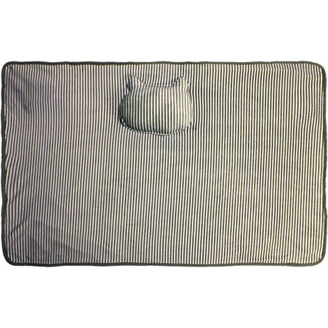 USB-beheizbare Kniedecke (11572 cm), beheizbare Fußdecke aus Flanell, Körperwärmer, Schal, elektrische Decke (grau)