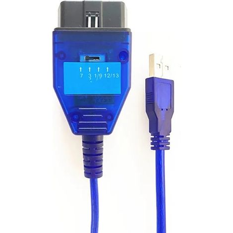 Cable OBD2 - Chip FTDI FT232 - Para Diagnóstico Motor Moto y Vehículo Ligero - USB A 16 Pin - Unidad (1/5)