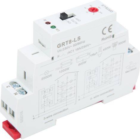 Relais temporisé à commutation en escalier, équipement de commande de distribution électrique GRT8-LS AC230V (1/5)