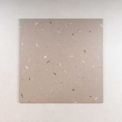 Carrelage Effet Terrazzo CROCCANTE 120x120 Avellana (1,44m²) - Les Carreaux de Jean (1/4)