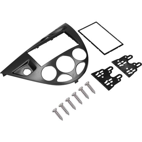 Autoradio 2DIN CD DVD USB SD pour Ford Focus 1998-2006, autoradio de remplacement plug and play, tableau de bord, garniture de console, noir, compatible avec lecteur multimédia (1/5)