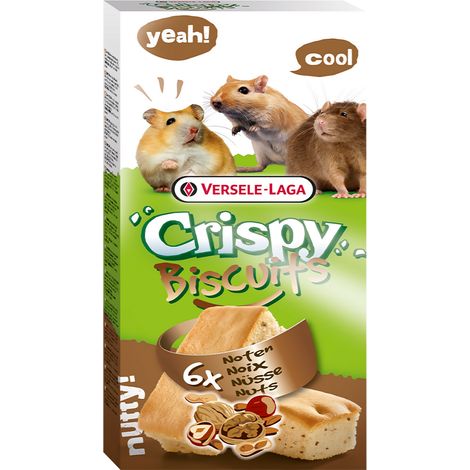 Crispy Biscuits Mammals Nuts - 6 piezas 70g
