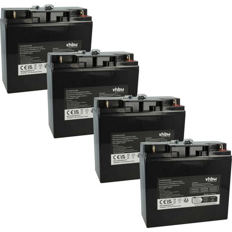 vhbw 4x batteria sostituisce AGM10 per UPS (20Ah, 12V, AGM)