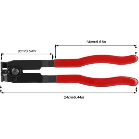 Pince Pour Soufflet D Essieu - Acier Rouge - Pour Colliers De Serrage À Oreilles - Pour Joints Homocinétiques - 1 Pièce (1/4)