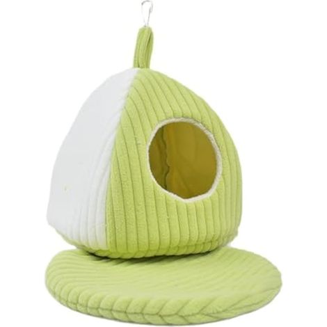 Nid D'oiseau Chaud,Confortable Refuge d'hiver pour Perroquets avec Tapis et Anneau de Suspension Amovible pour Aras,Perroquets Gris D'Afrique,Perruches,Conures (1/5)