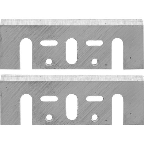 Planer Blades 3 1/4 Inch HSS Replacement Blades Resharpenable for Handheld Planers, High Speed Steel for Woodworking, 82mm x 28mm, Pack of 2 (1/5)