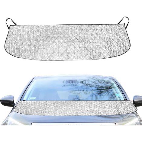 CCYKXAWinter Windshield Cover, Frost Protector Car Cover, Ice and Snow Windshield Cover,Silver Sunshade for Cars and Trucks,Anti--Frost Windshield Protector (1/5)